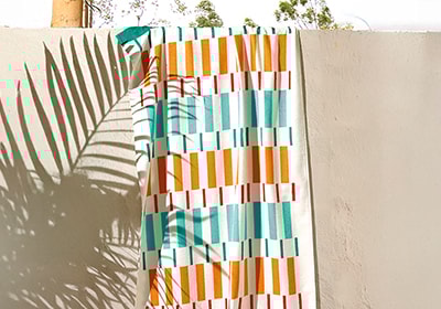 Toalha de Praia Dohler Color Mix