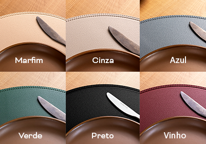 Kit 4 Peças Jogo Americano Redondo