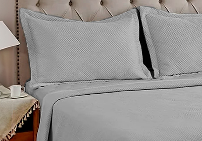 Kit Colcha Cobre-Leito Casal Versalhes Acetinada