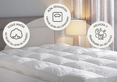 Pillow Top Queen Buddemeyer Vision Fill Gold - qualidade Buddemeyer